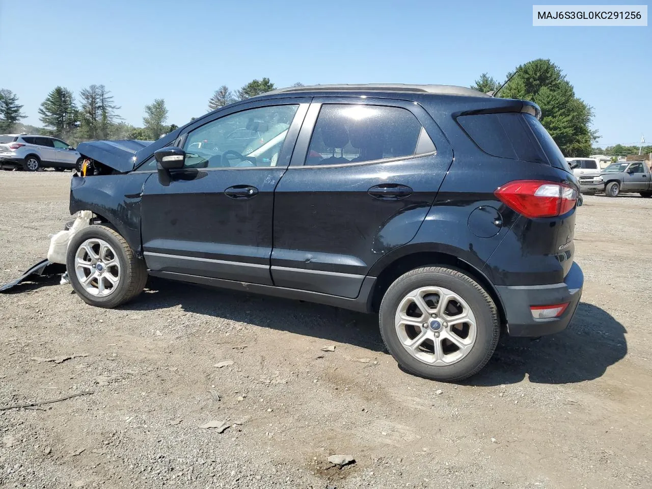 2019 Ford Ecosport Se VIN: MAJ6S3GL0KC291256 Lot: 71164224