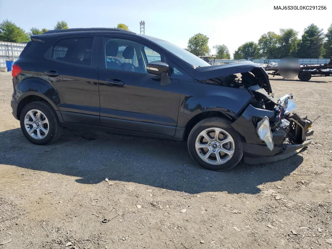 2019 Ford Ecosport Se VIN: MAJ6S3GL0KC291256 Lot: 71164224