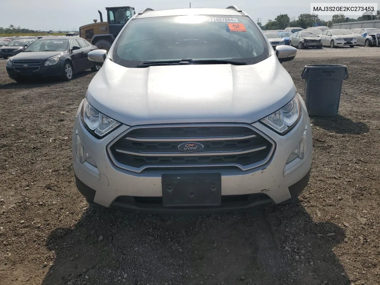 2019 Ford Ecosport Se VIN: MAJ3S2GE2KC273453 Lot: 71407884