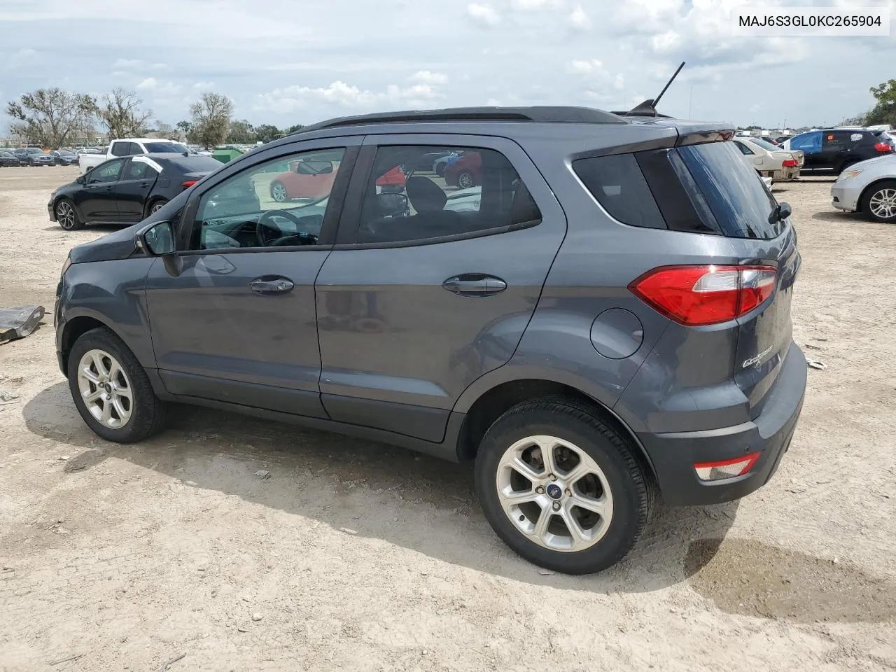 2019 Ford Ecosport Se VIN: MAJ6S3GL0KC265904 Lot: 71419894