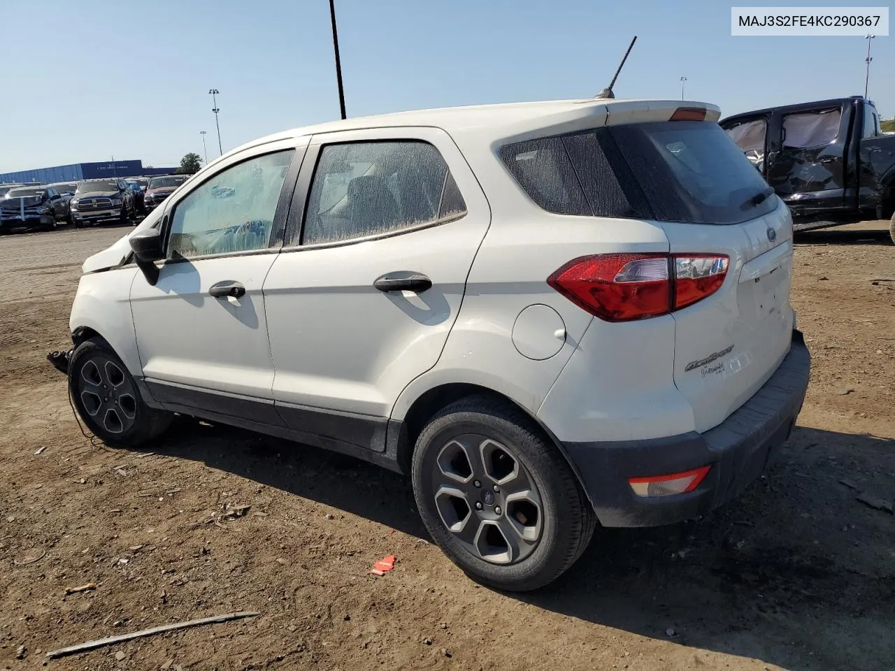 MAJ3S2FE4KC290367 2019 Ford Ecosport S