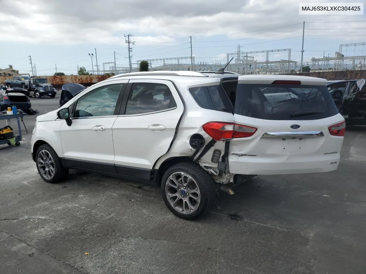 2019 Ford Ecosport Titanium VIN: MAJ6S3KLXKC304425 Lot: 71878624