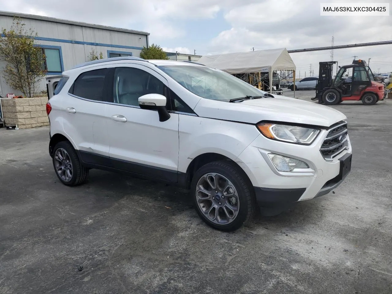 2019 Ford Ecosport Titanium VIN: MAJ6S3KLXKC304425 Lot: 71878624