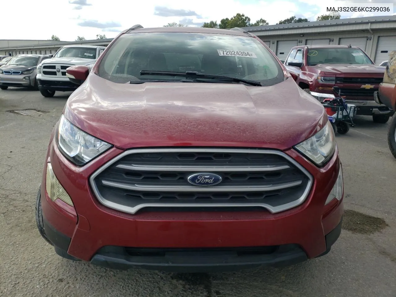 MAJ3S2GE6KC299036 2019 Ford Ecosport Se