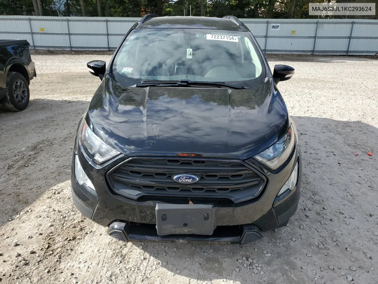 2019 Ford Ecosport Ses VIN: MAJ6S3JL1KC293624 Lot: 72237154