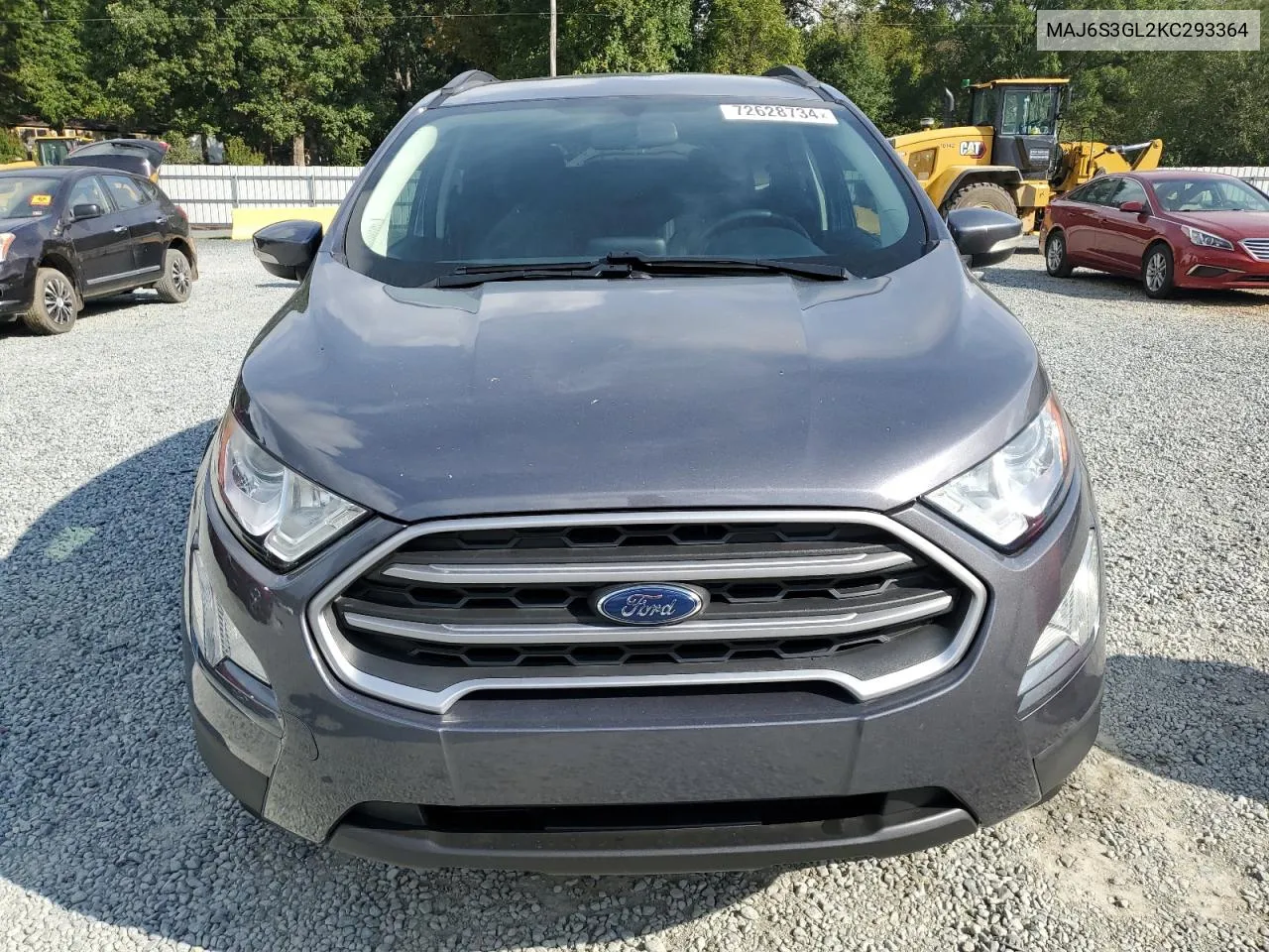 2019 Ford Ecosport Se VIN: MAJ6S3GL2KC293364 Lot: 72628734