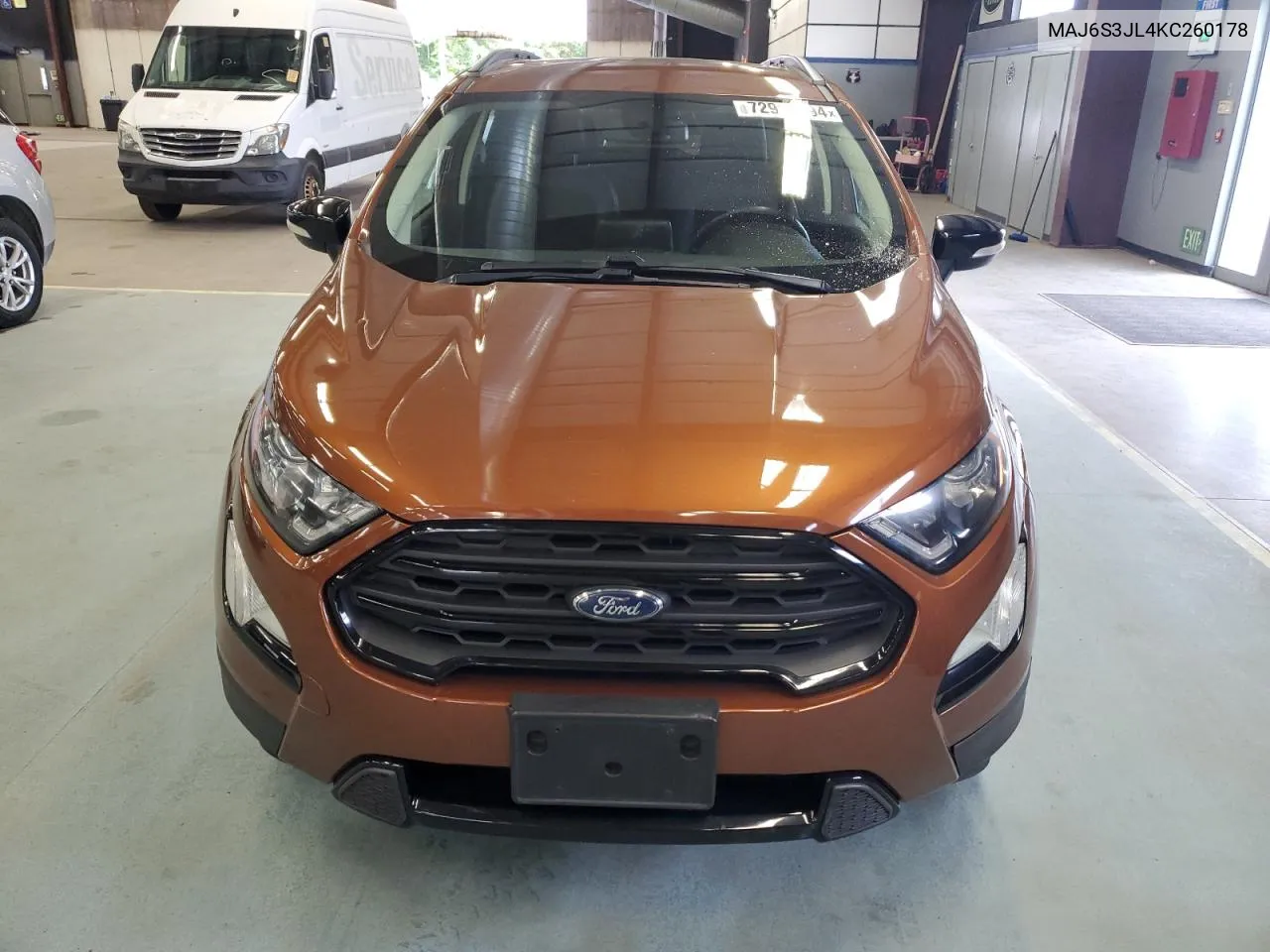 2019 Ford Ecosport Ses VIN: MAJ6S3JL4KC260178 Lot: 72917294