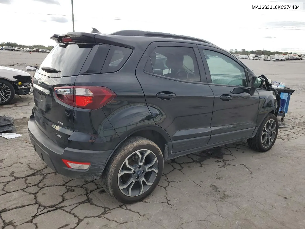 2019 Ford Ecosport Ses VIN: MAJ6S3JL0KC274434 Lot: 73167764