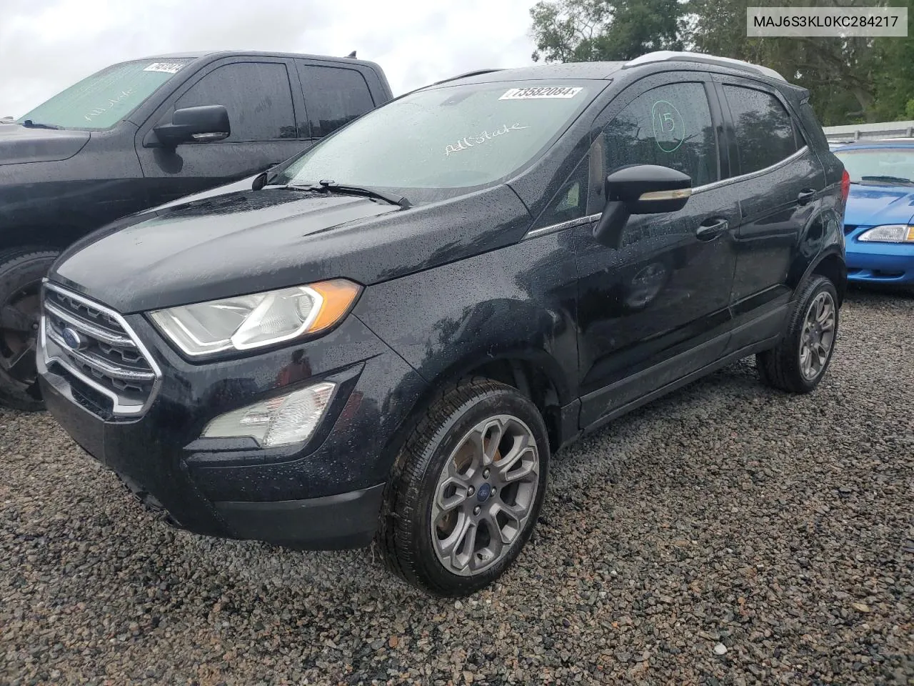 2019 Ford Ecosport Titanium VIN: MAJ6S3KL0KC284217 Lot: 73582084