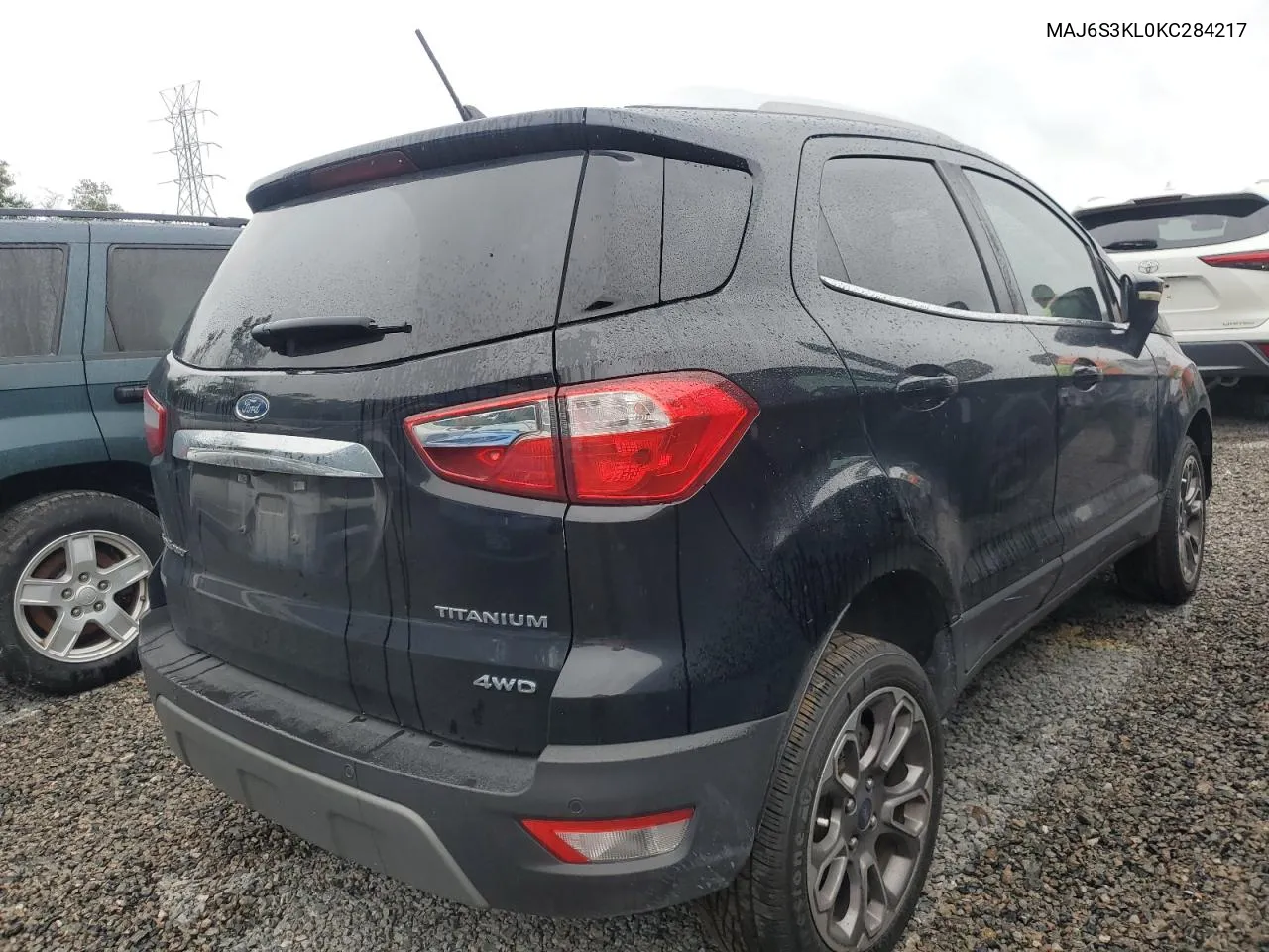 2019 Ford Ecosport Titanium VIN: MAJ6S3KL0KC284217 Lot: 73582084