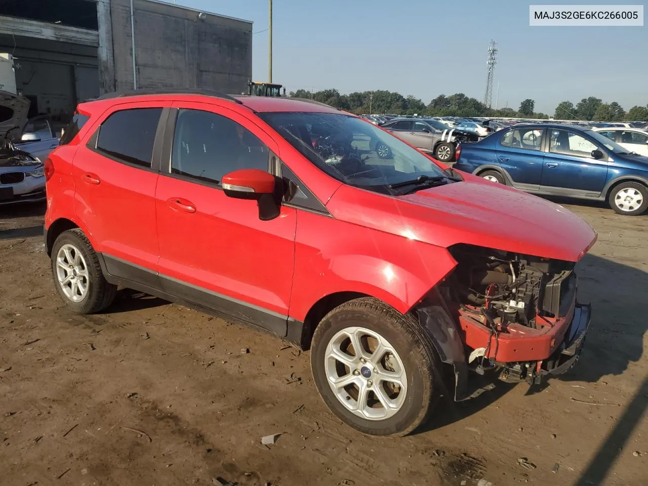 2019 Ford Ecosport Se VIN: MAJ3S2GE6KC266005 Lot: 73682614