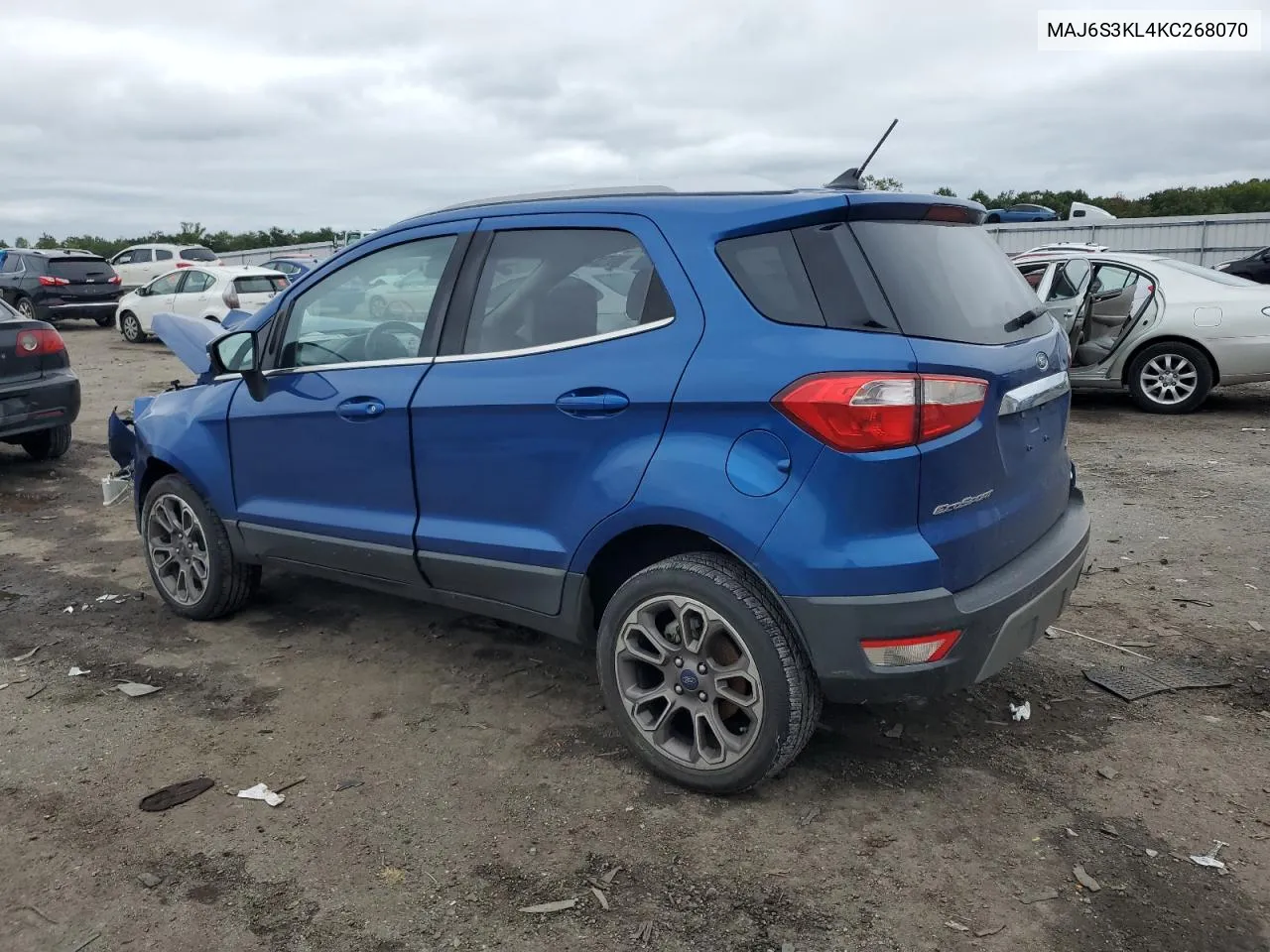 2019 Ford Ecosport Titanium VIN: MAJ6S3KL4KC268070 Lot: 74058004