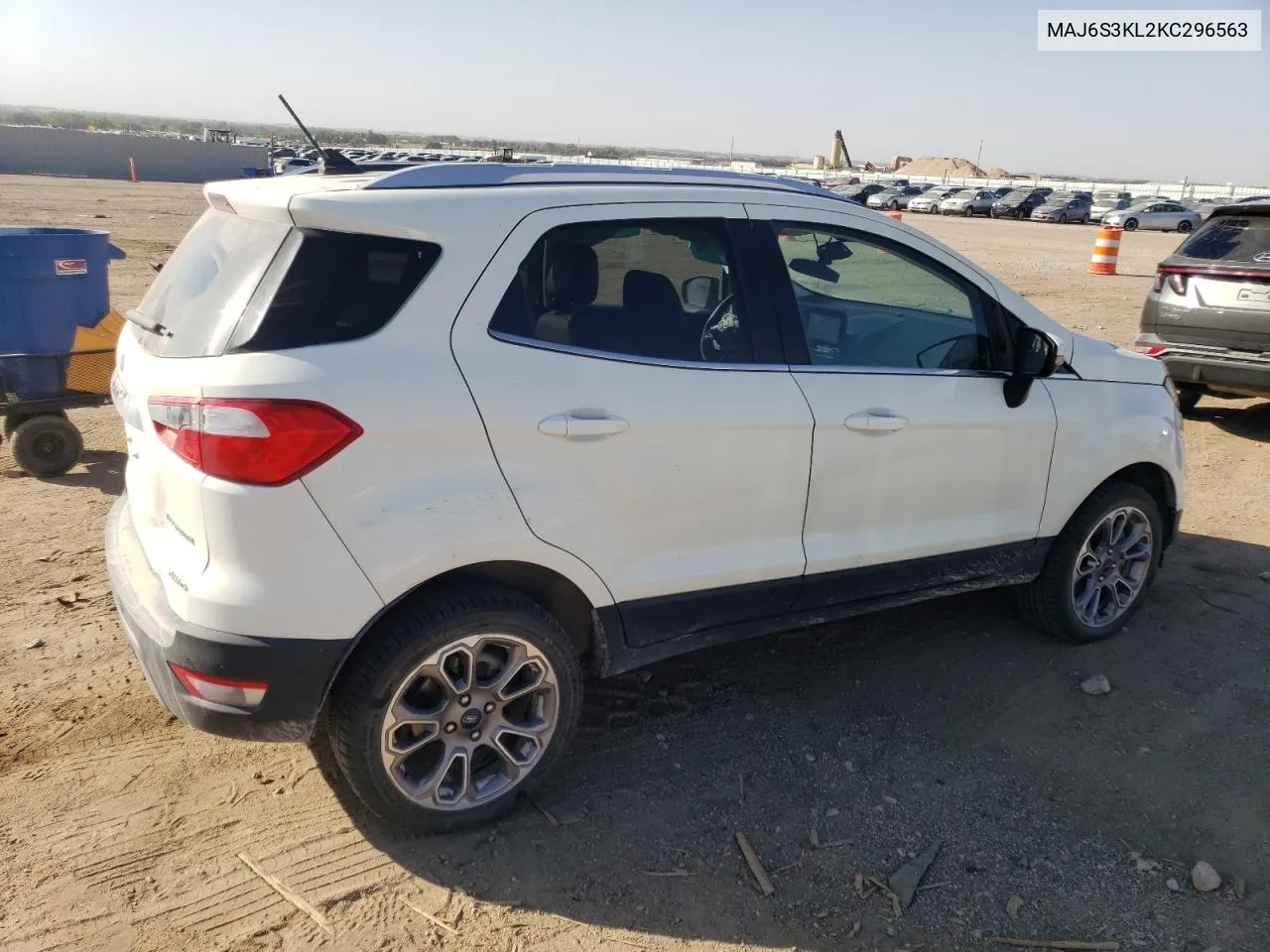 2019 Ford Ecosport Titanium VIN: MAJ6S3KL2KC296563 Lot: 74514934