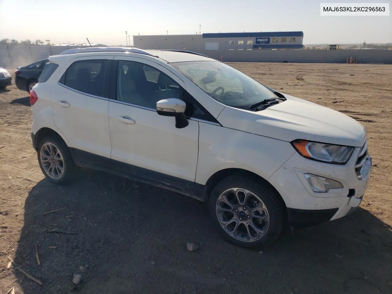 2019 Ford Ecosport Titanium VIN: MAJ6S3KL2KC296563 Lot: 74514934