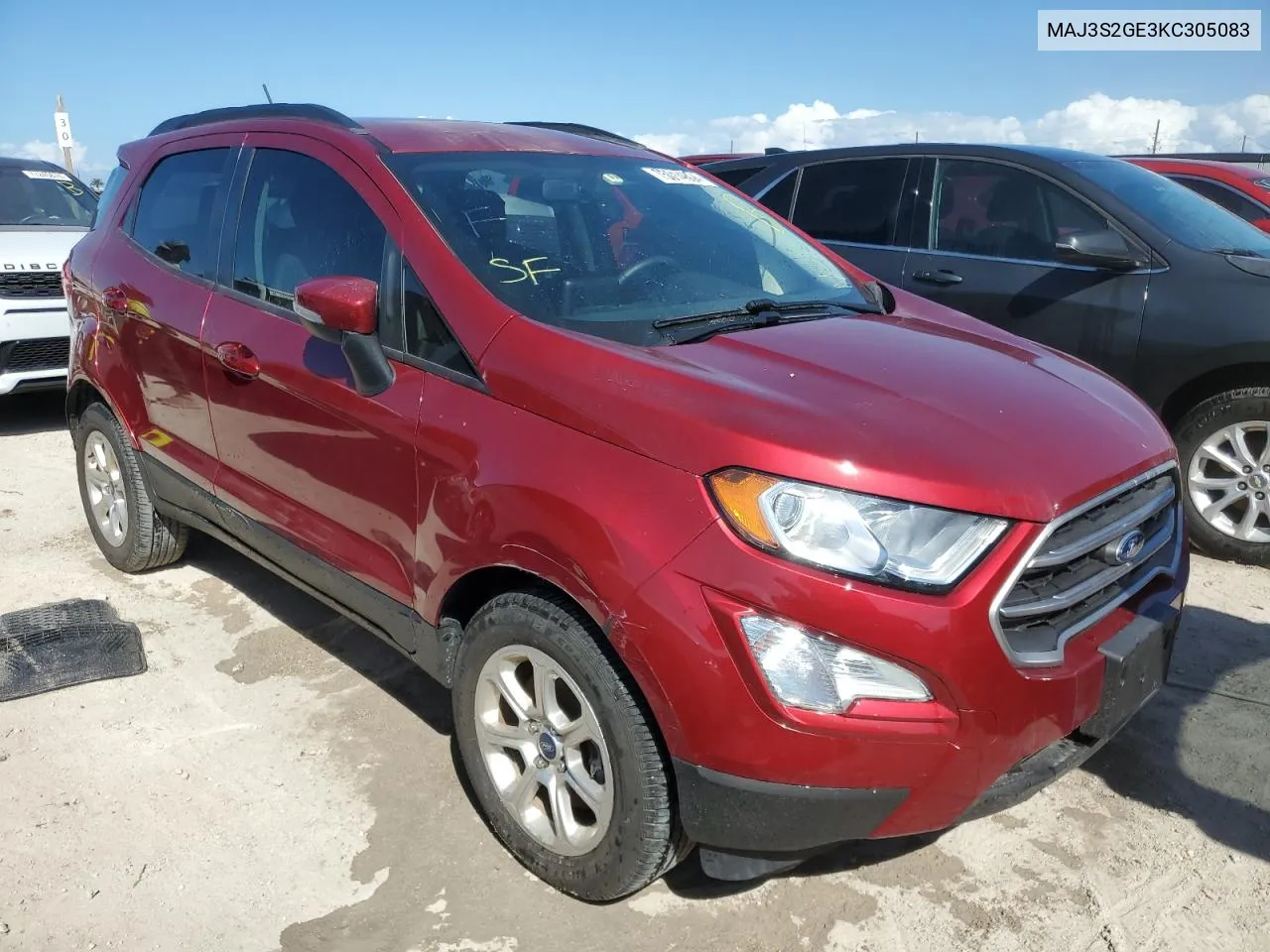 2019 Ford Ecosport Se VIN: MAJ3S2GE3KC305083 Lot: 75014604