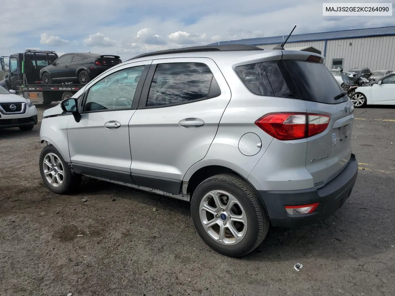 2019 Ford Ecosport Se VIN: MAJ3S2GE2KC264090 Lot: 75039434