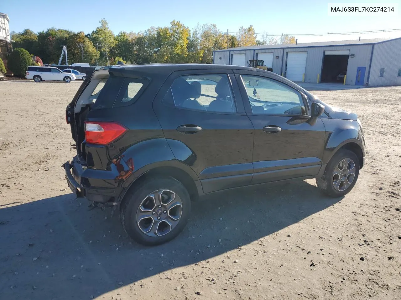 2019 Ford Ecosport S VIN: MAJ6S3FL7KC274214 Lot: 75821064