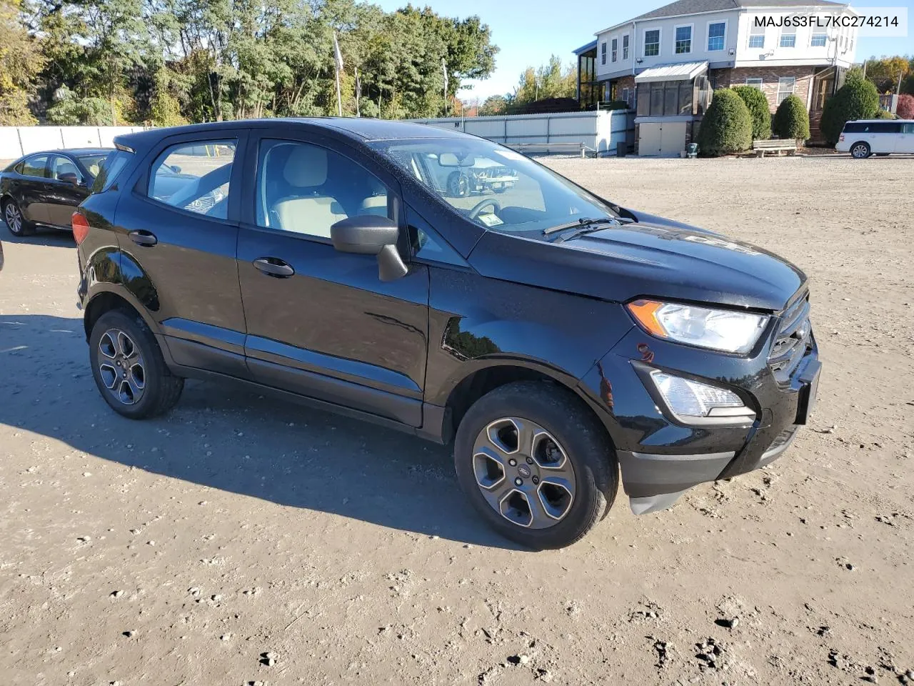 2019 Ford Ecosport S VIN: MAJ6S3FL7KC274214 Lot: 75821064