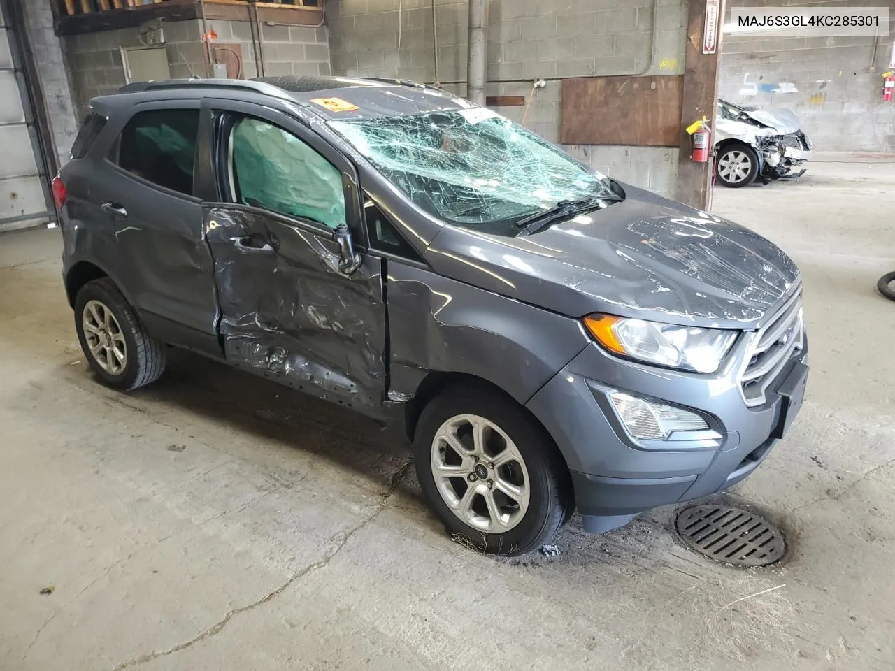 2019 Ford Ecosport Se VIN: MAJ6S3GL4KC285301 Lot: 75893654