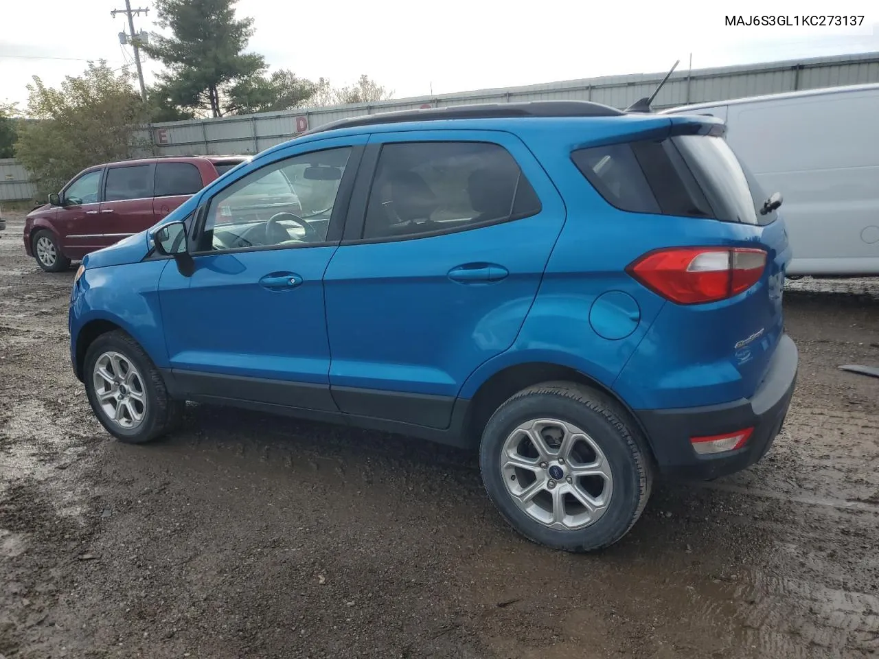 2019 Ford Ecosport Se VIN: MAJ6S3GL1KC273137 Lot: 76008154