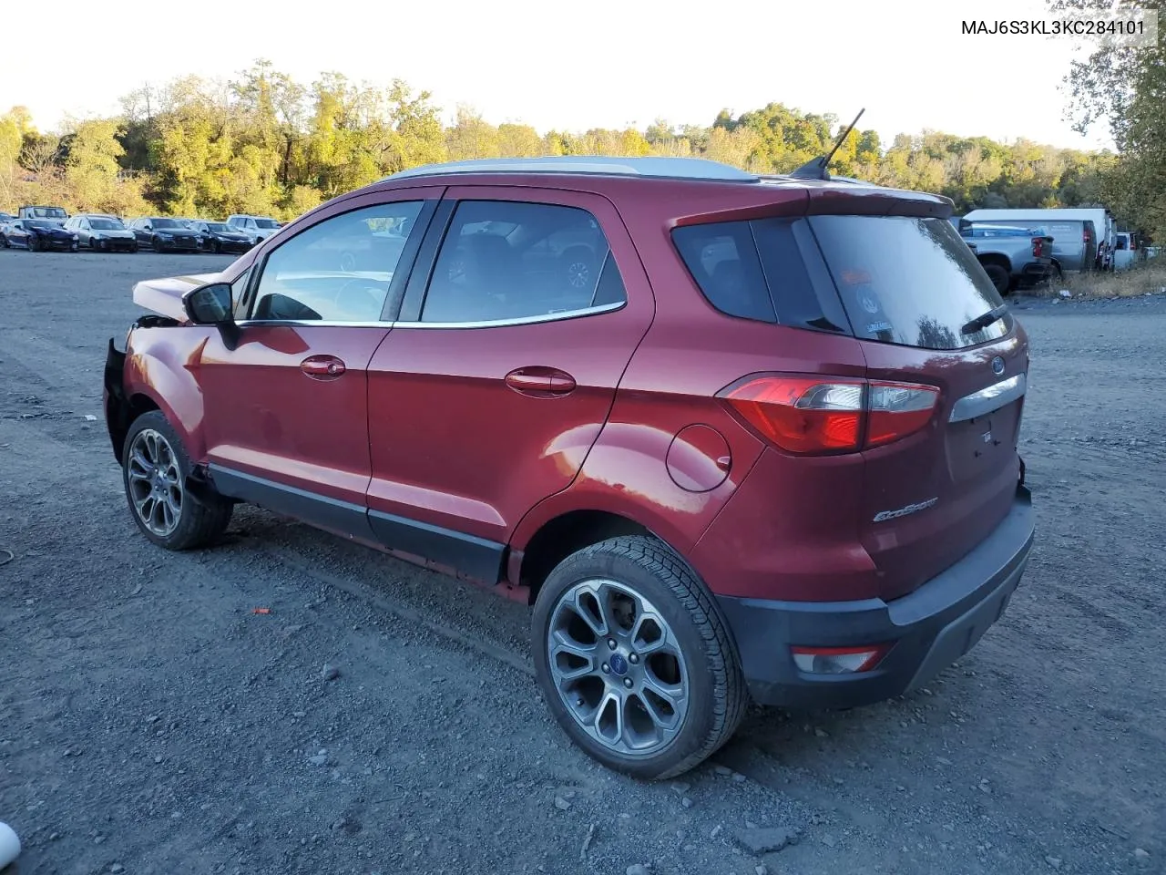 2019 Ford Ecosport Titanium VIN: MAJ6S3KL3KC284101 Lot: 76189904