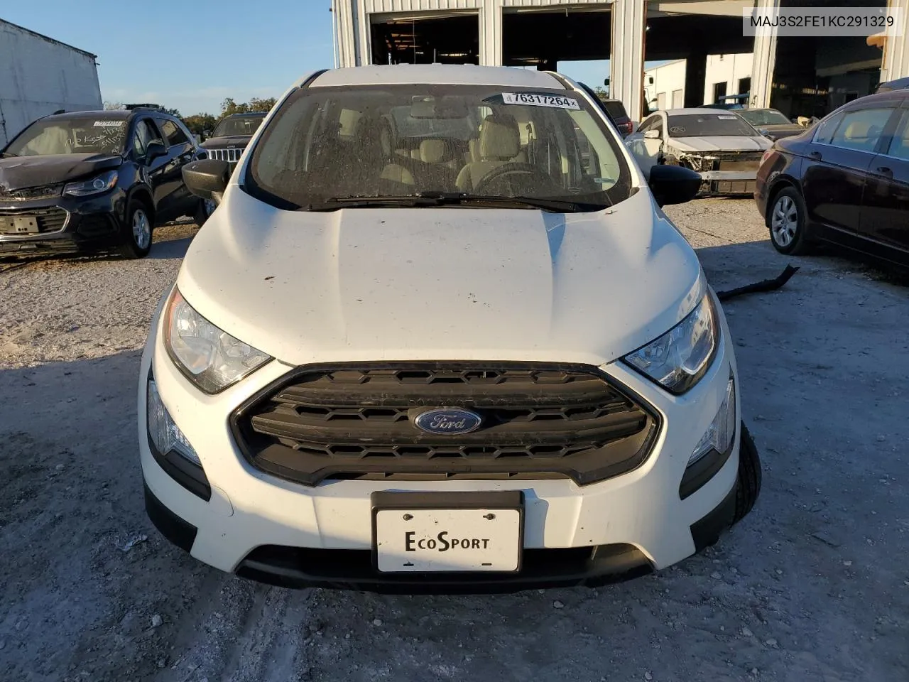 2019 Ford Ecosport S VIN: MAJ3S2FE1KC291329 Lot: 76317264