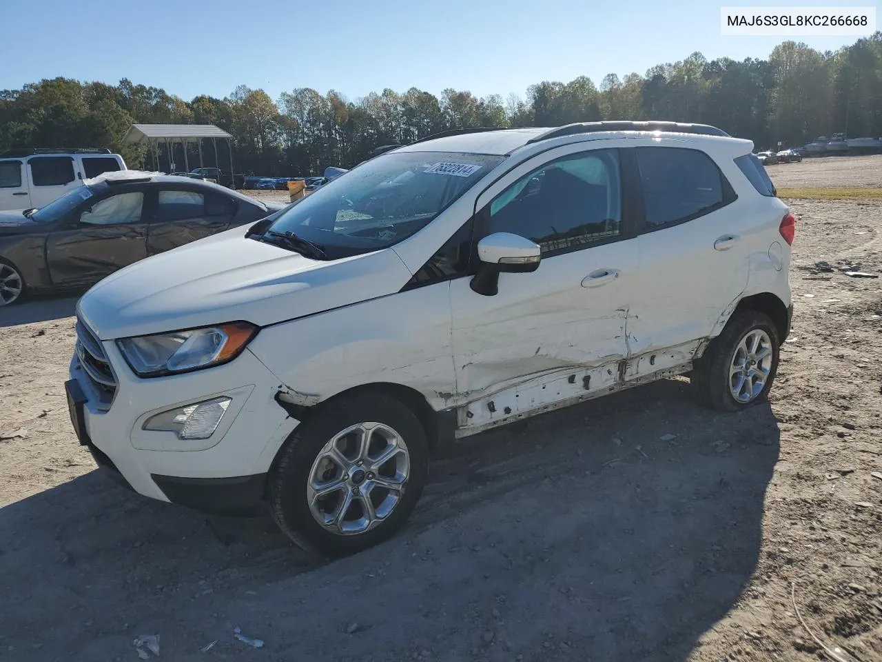 2019 Ford Ecosport Se VIN: MAJ6S3GL8KC266668 Lot: 76322814