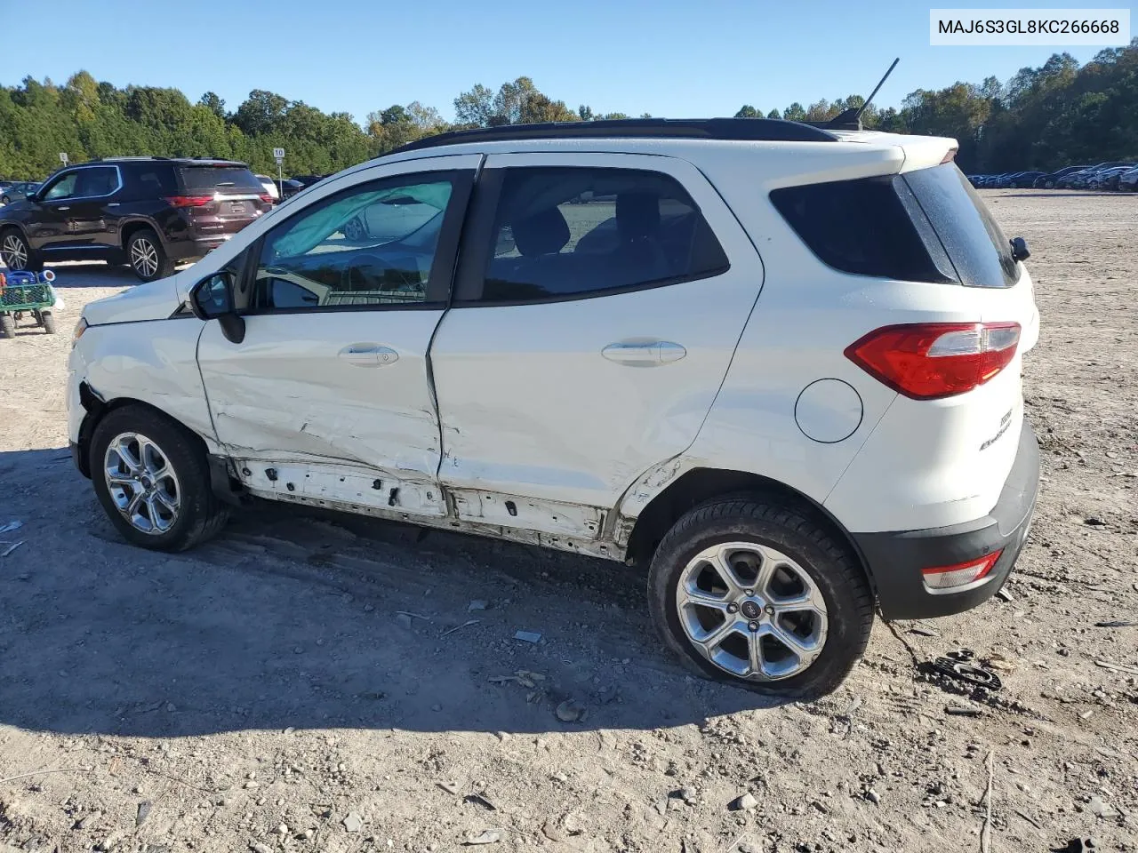 2019 Ford Ecosport Se VIN: MAJ6S3GL8KC266668 Lot: 76322814