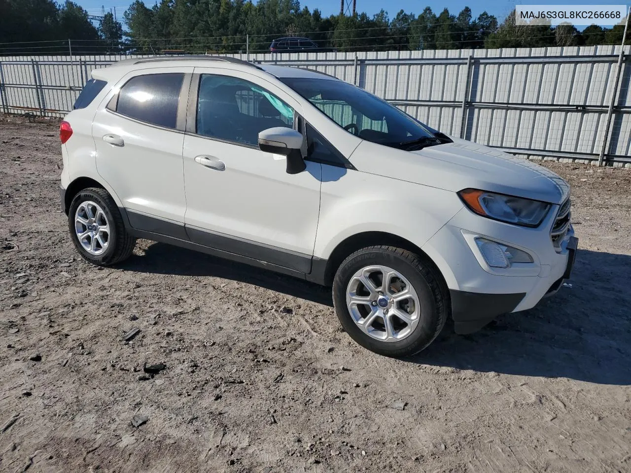 2019 Ford Ecosport Se VIN: MAJ6S3GL8KC266668 Lot: 76322814