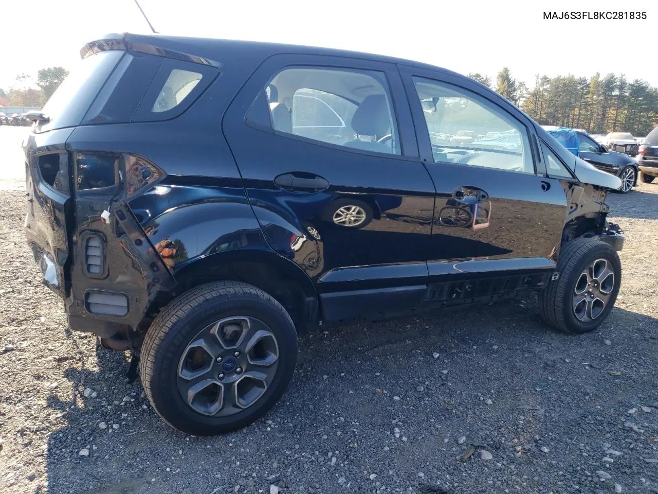 2019 Ford Ecosport S VIN: MAJ6S3FL8KC281835 Lot: 76412274