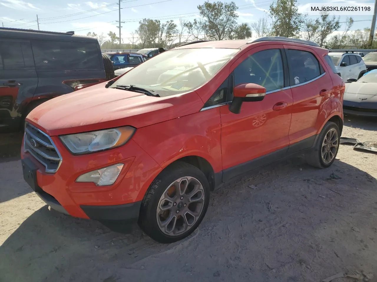 2019 Ford Ecosport Titanium VIN: MAJ6S3KL6KC261198 Lot: 76493404