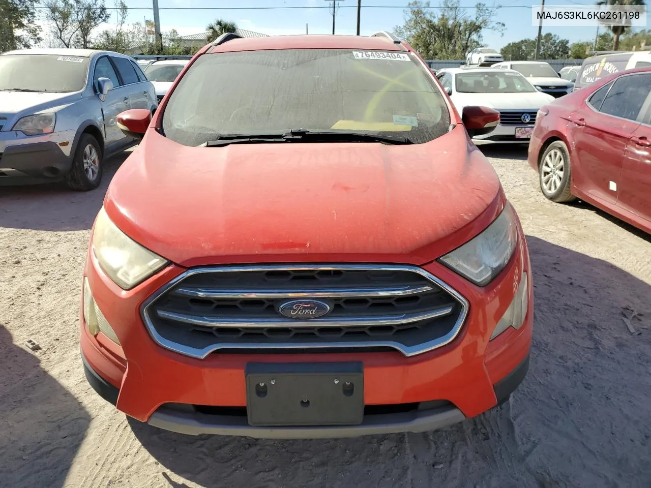 MAJ6S3KL6KC261198 2019 Ford Ecosport Titanium