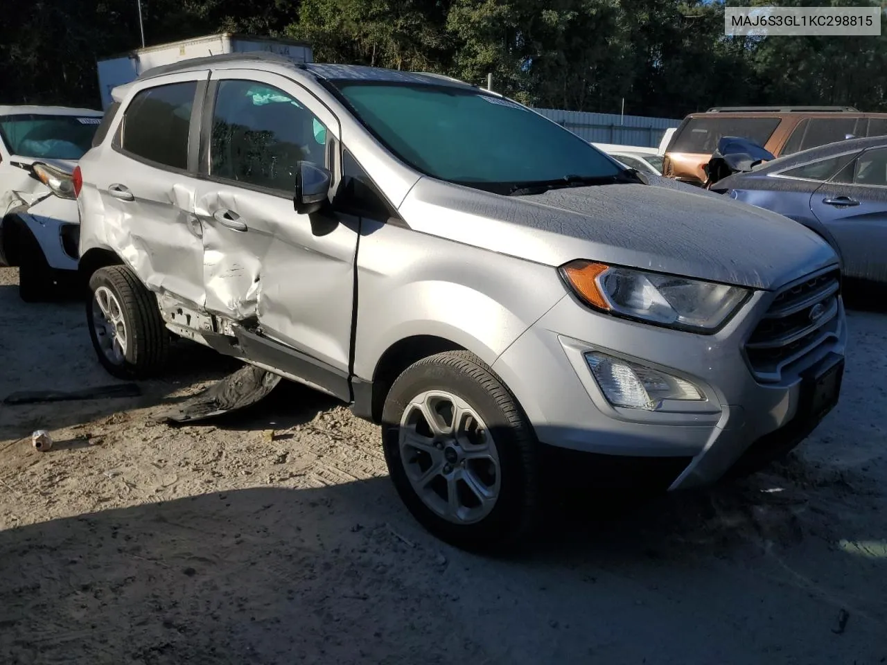 2019 Ford Ecosport Se VIN: MAJ6S3GL1KC298815 Lot: 76561904