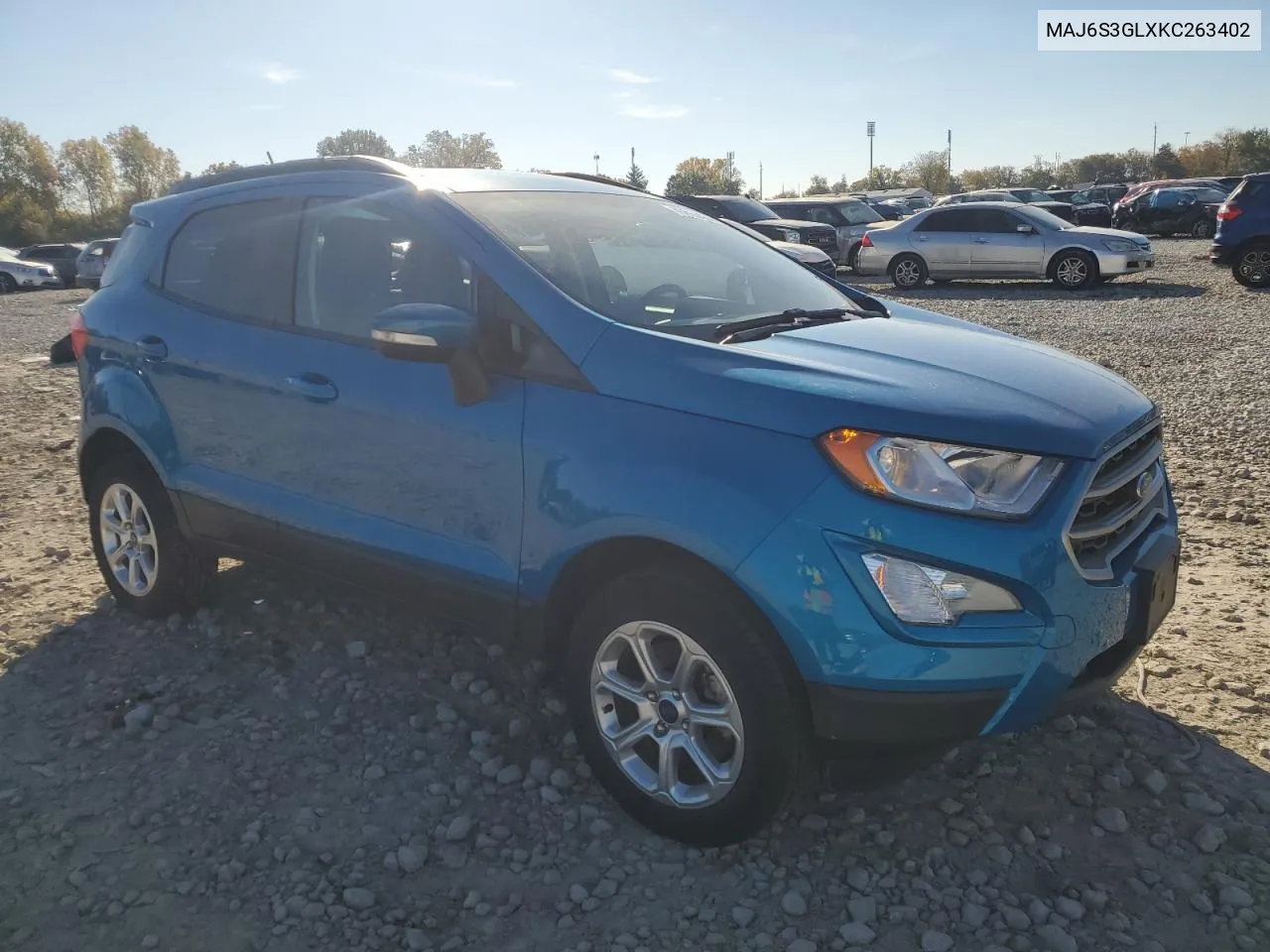 2019 Ford Ecosport Se VIN: MAJ6S3GLXKC263402 Lot: 76869434