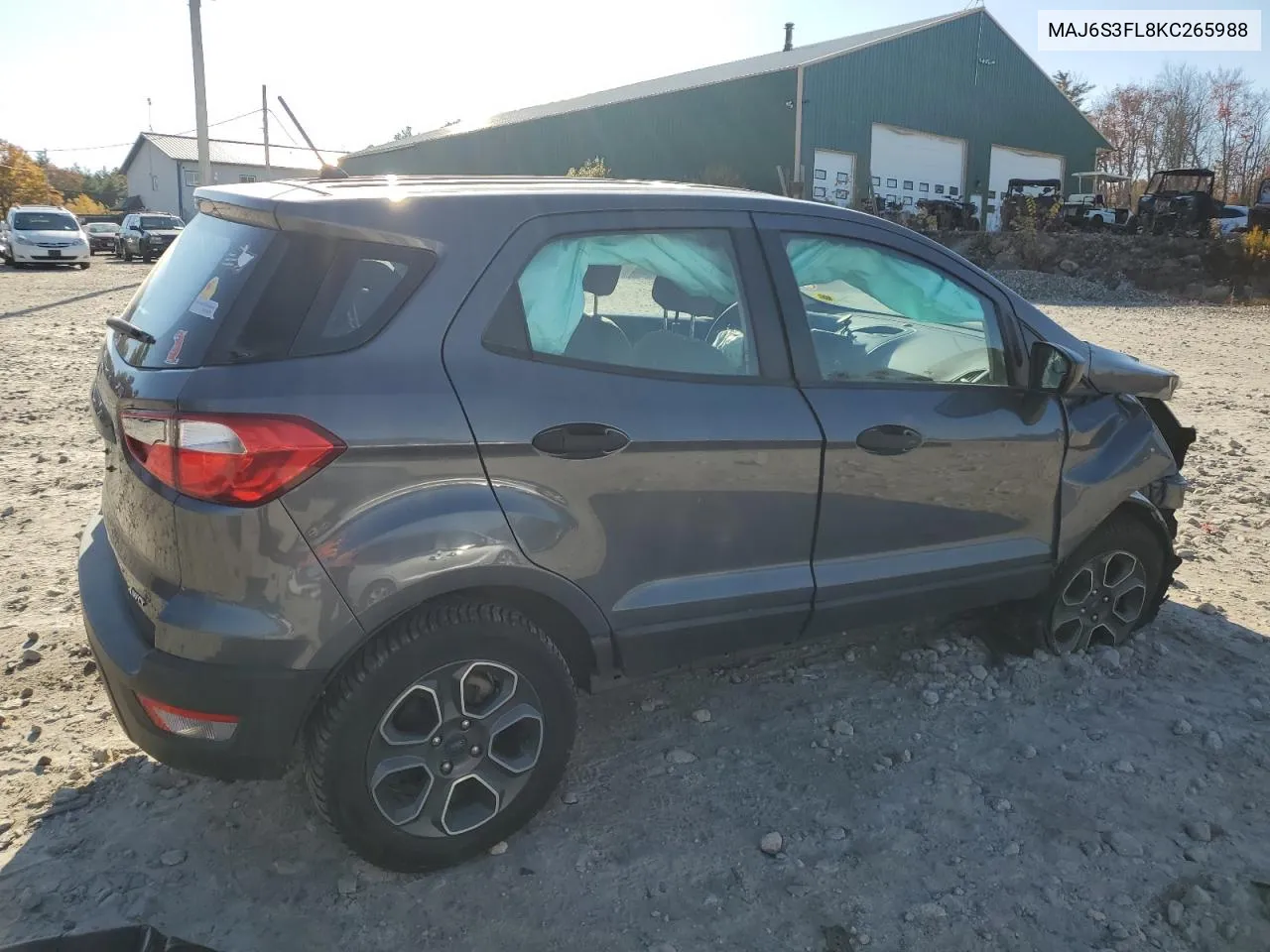 MAJ6S3FL8KC265988 2019 Ford Ecosport S