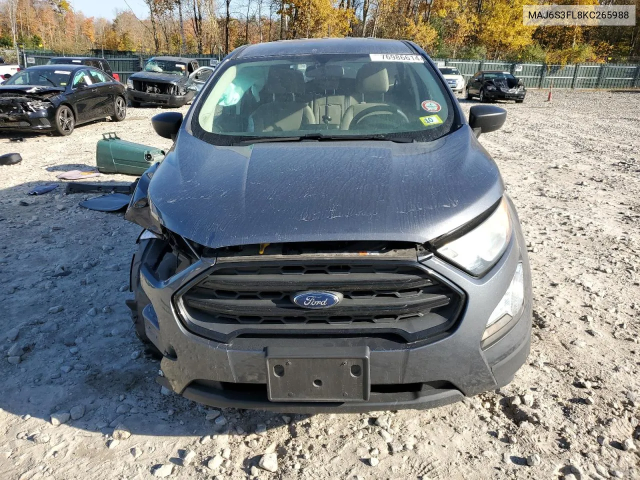 MAJ6S3FL8KC265988 2019 Ford Ecosport S