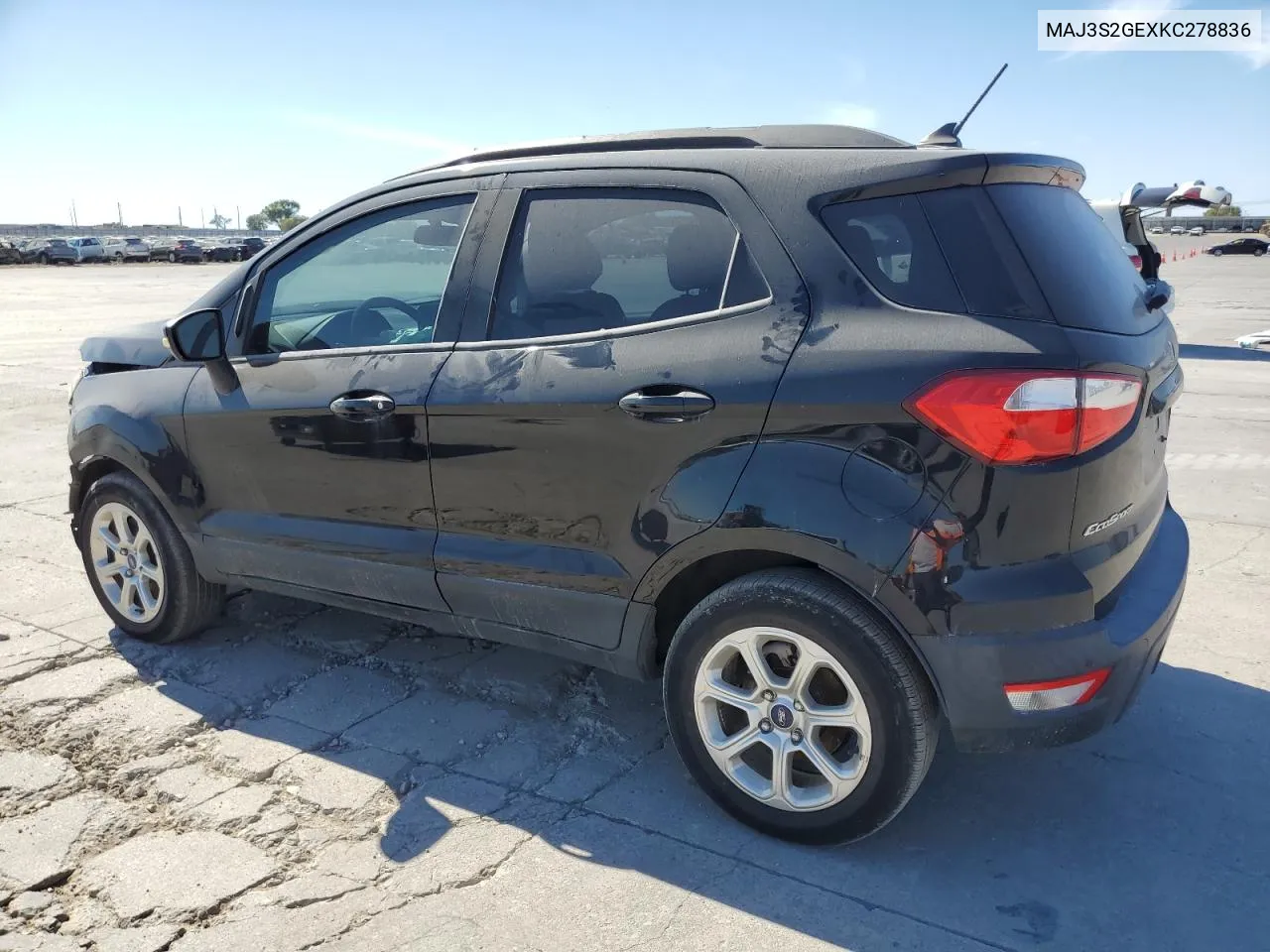 2019 Ford Ecosport Se VIN: MAJ3S2GEXKC278836 Lot: 77155174