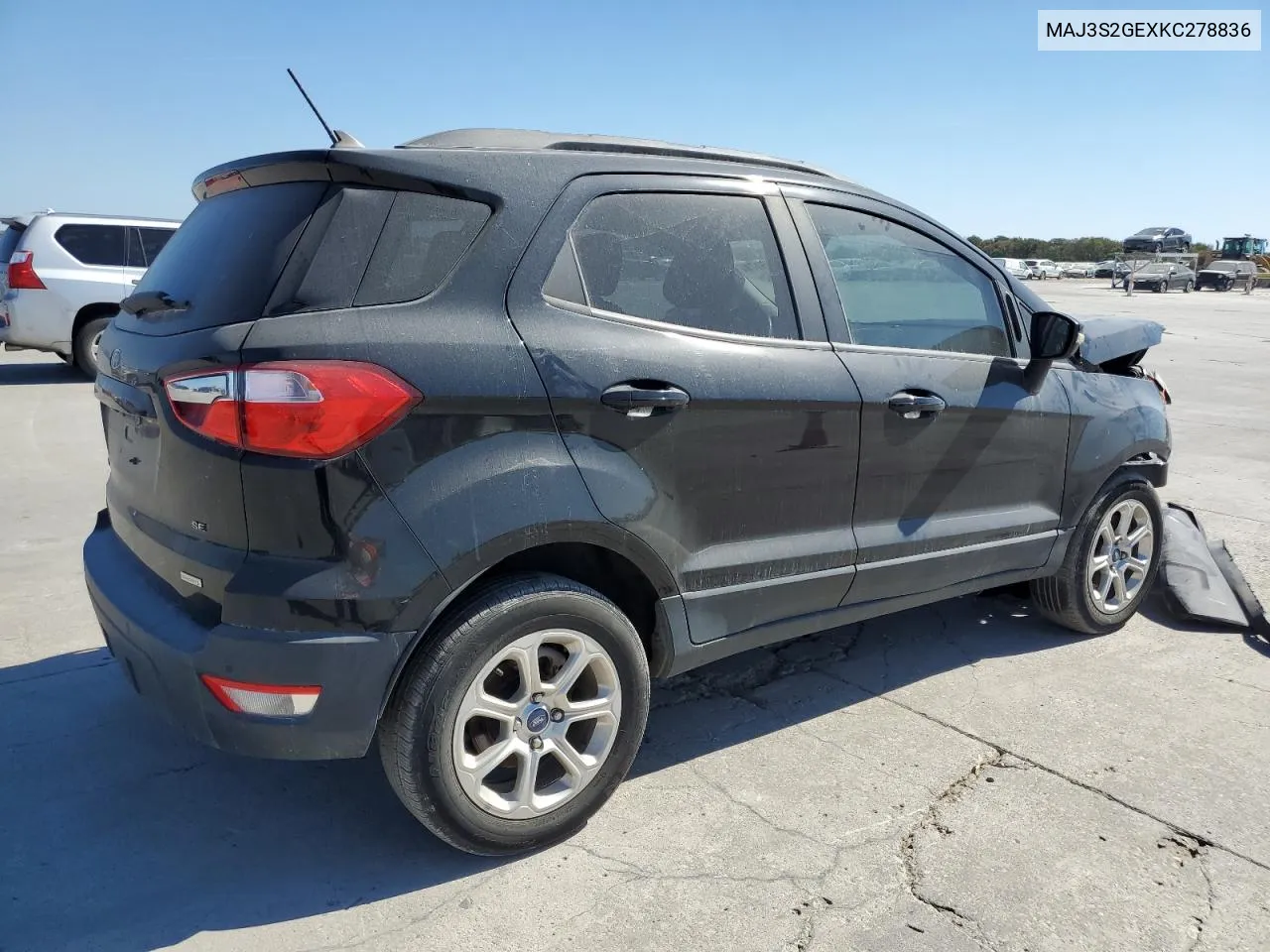 2019 Ford Ecosport Se VIN: MAJ3S2GEXKC278836 Lot: 77155174