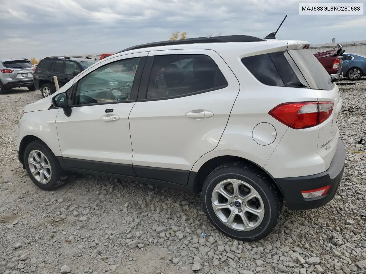 2019 Ford Ecosport Se VIN: MAJ6S3GL8KC280683 Lot: 77188534