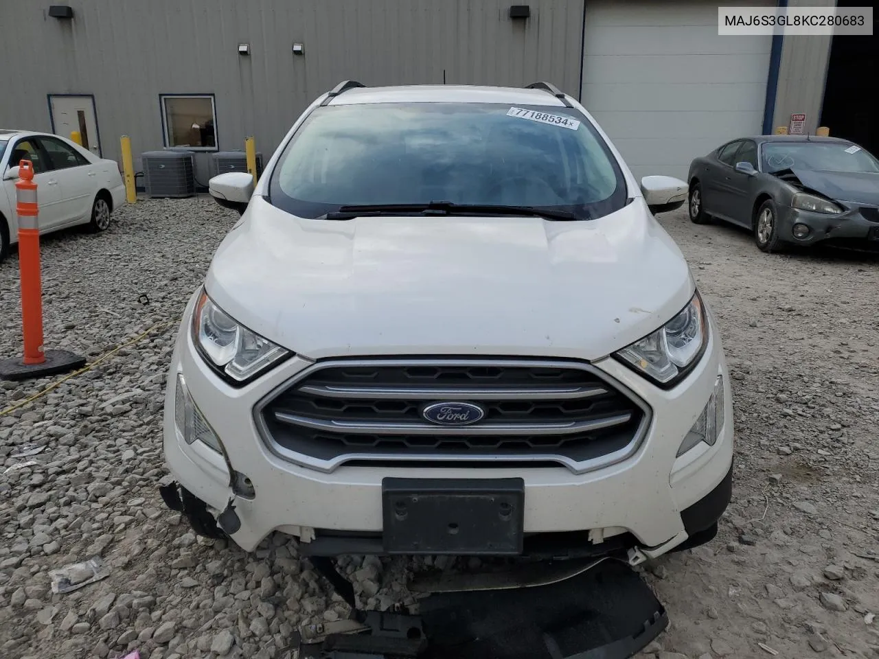 2019 Ford Ecosport Se VIN: MAJ6S3GL8KC280683 Lot: 77188534