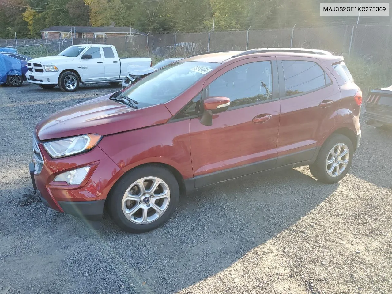 2019 Ford Ecosport Se VIN: MAJ3S2GE1KC275369 Lot: 77233454