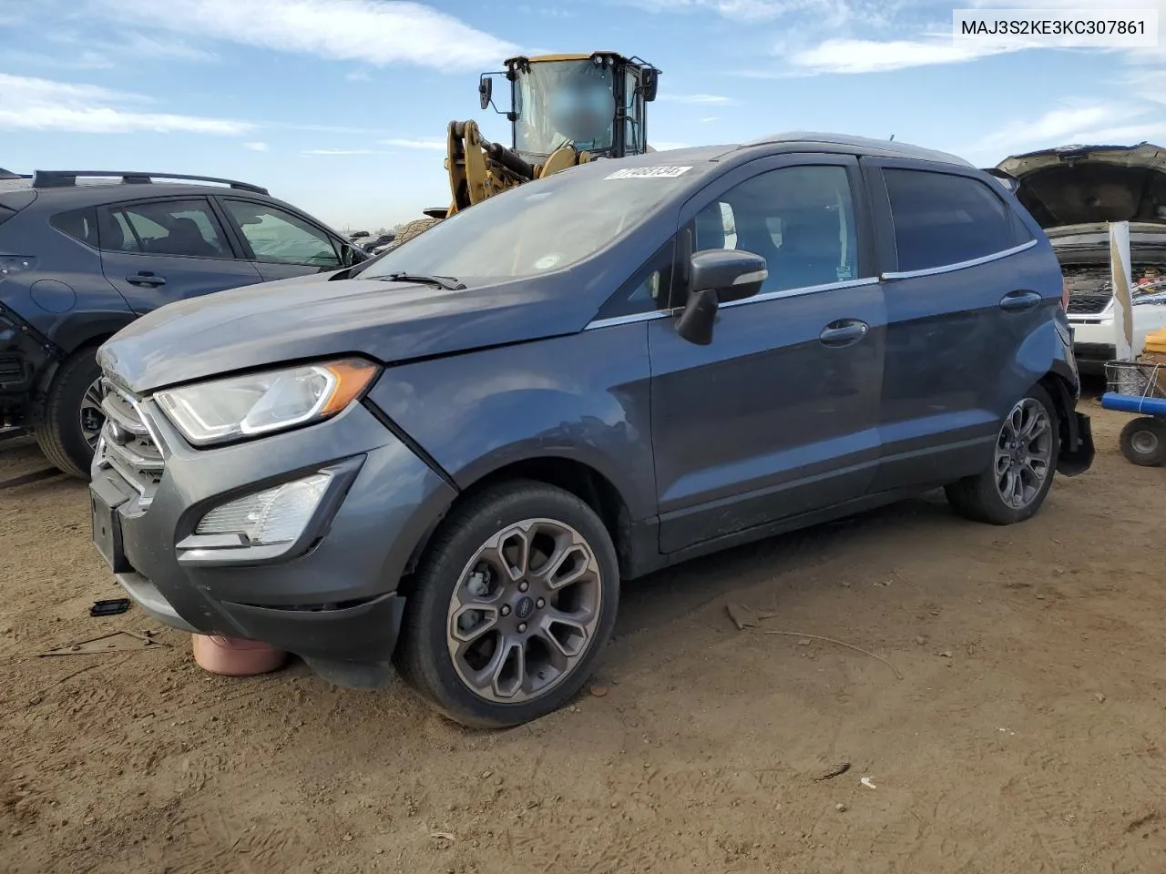 2019 Ford Ecosport Titanium VIN: MAJ3S2KE3KC307861 Lot: 77488134