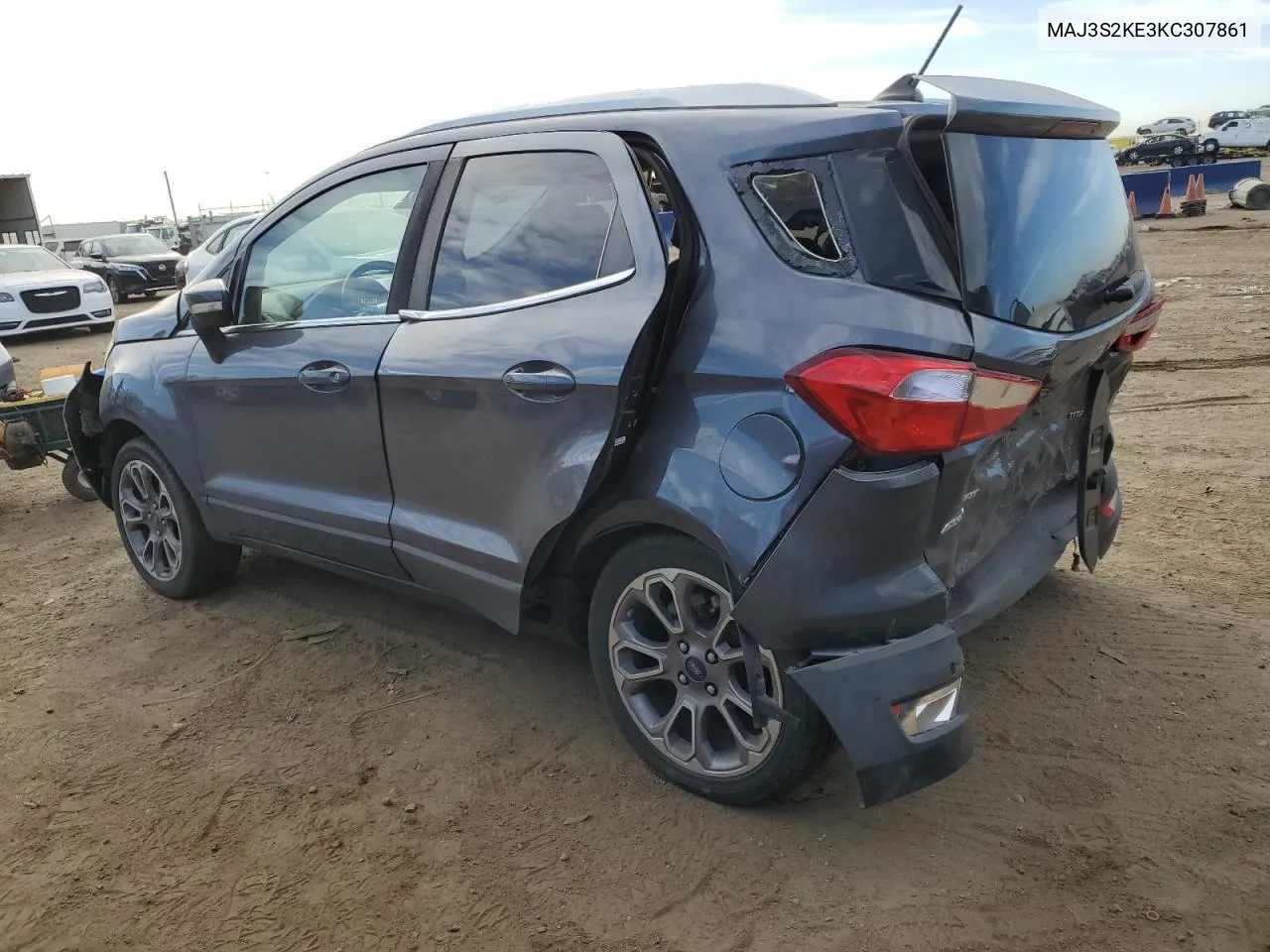 2019 Ford Ecosport Titanium VIN: MAJ3S2KE3KC307861 Lot: 77488134