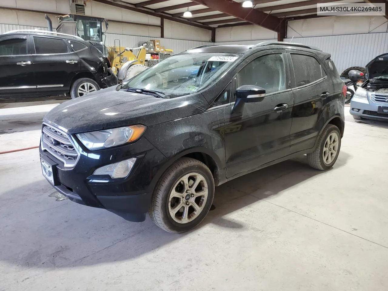 2019 Ford Ecosport Se VIN: MAJ6S3GL4KC269485 Lot: 77546224