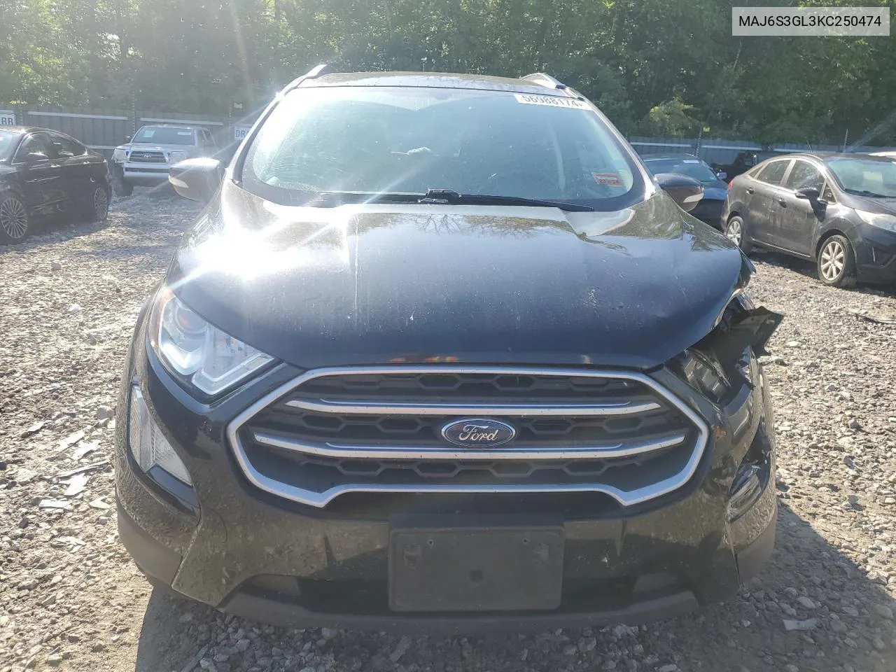 2019 Ford Ecosport Se VIN: MAJ6S3GL3KC250474 Lot: 77728004