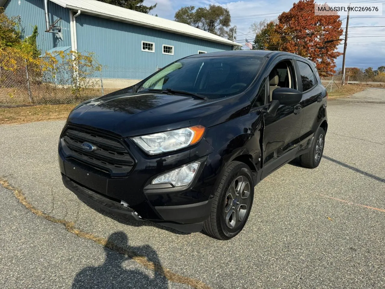 2019 Ford Ecosport S VIN: MAJ6S3FL9KC269676 Lot: 78213604