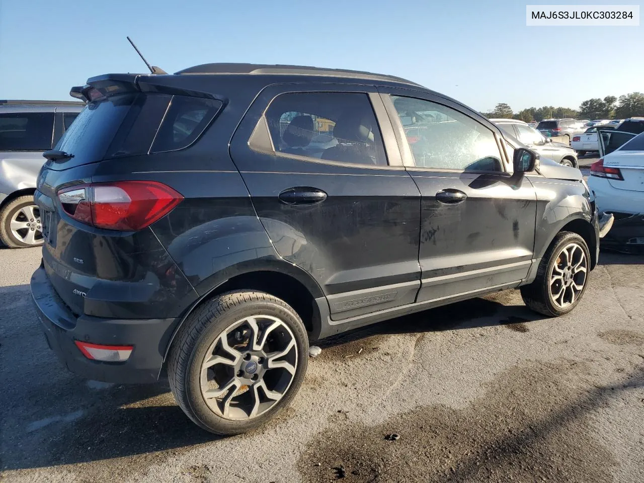 2019 Ford Ecosport Ses VIN: MAJ6S3JL0KC303284 Lot: 78312644