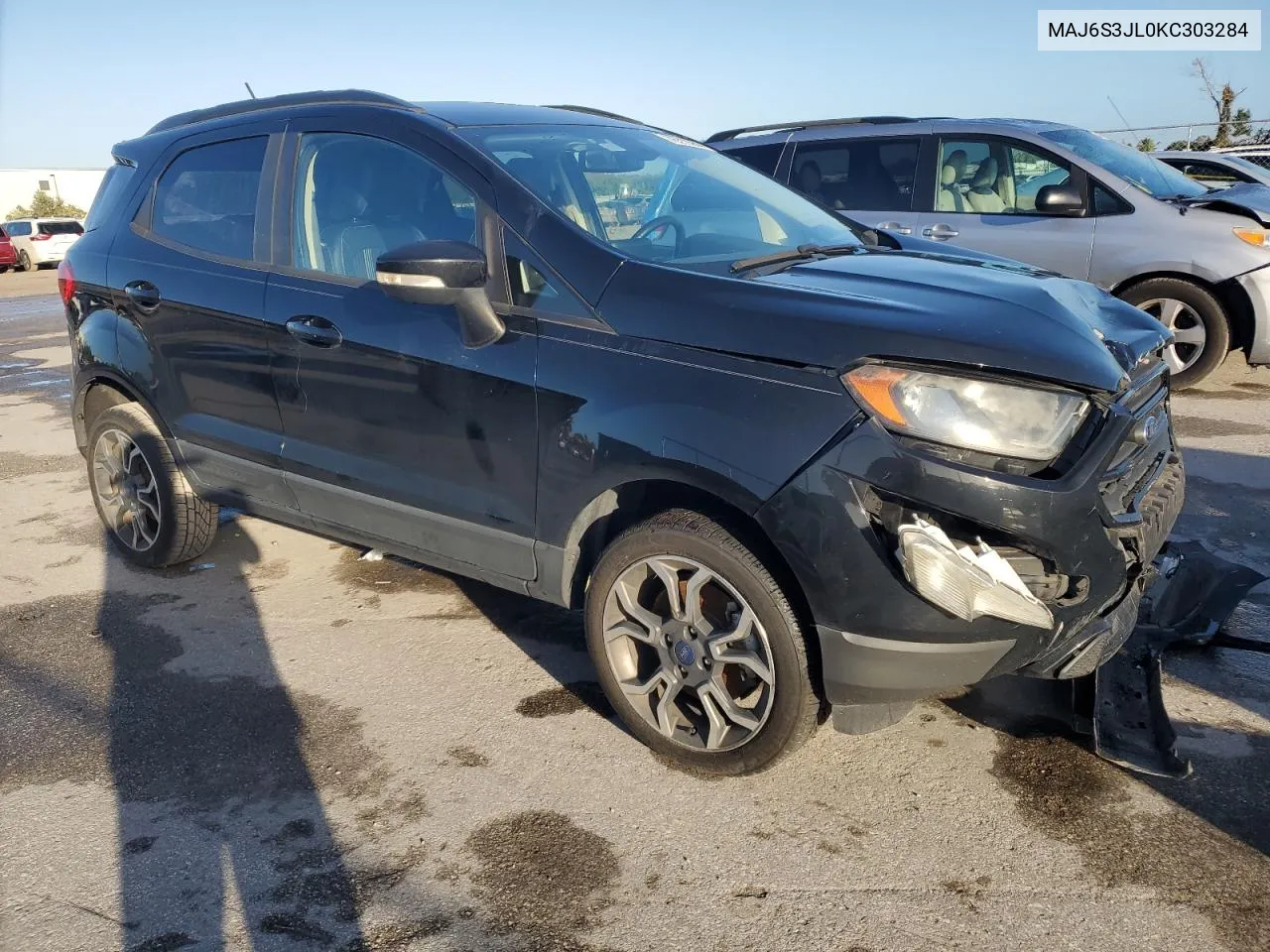 2019 Ford Ecosport Ses VIN: MAJ6S3JL0KC303284 Lot: 78312644