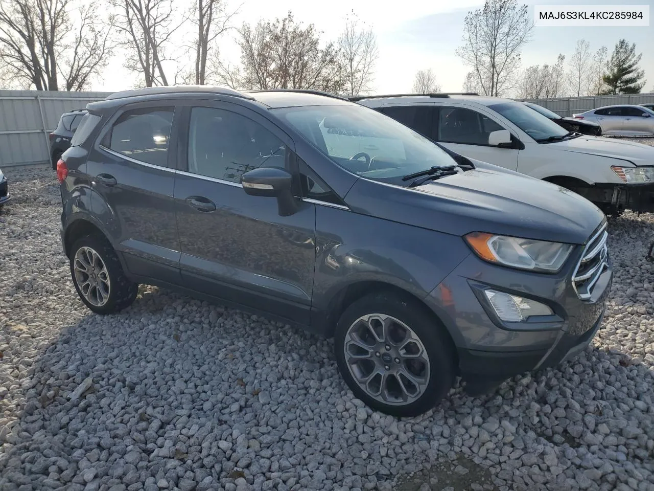 2019 Ford Ecosport Titanium VIN: MAJ6S3KL4KC285984 Lot: 78382754