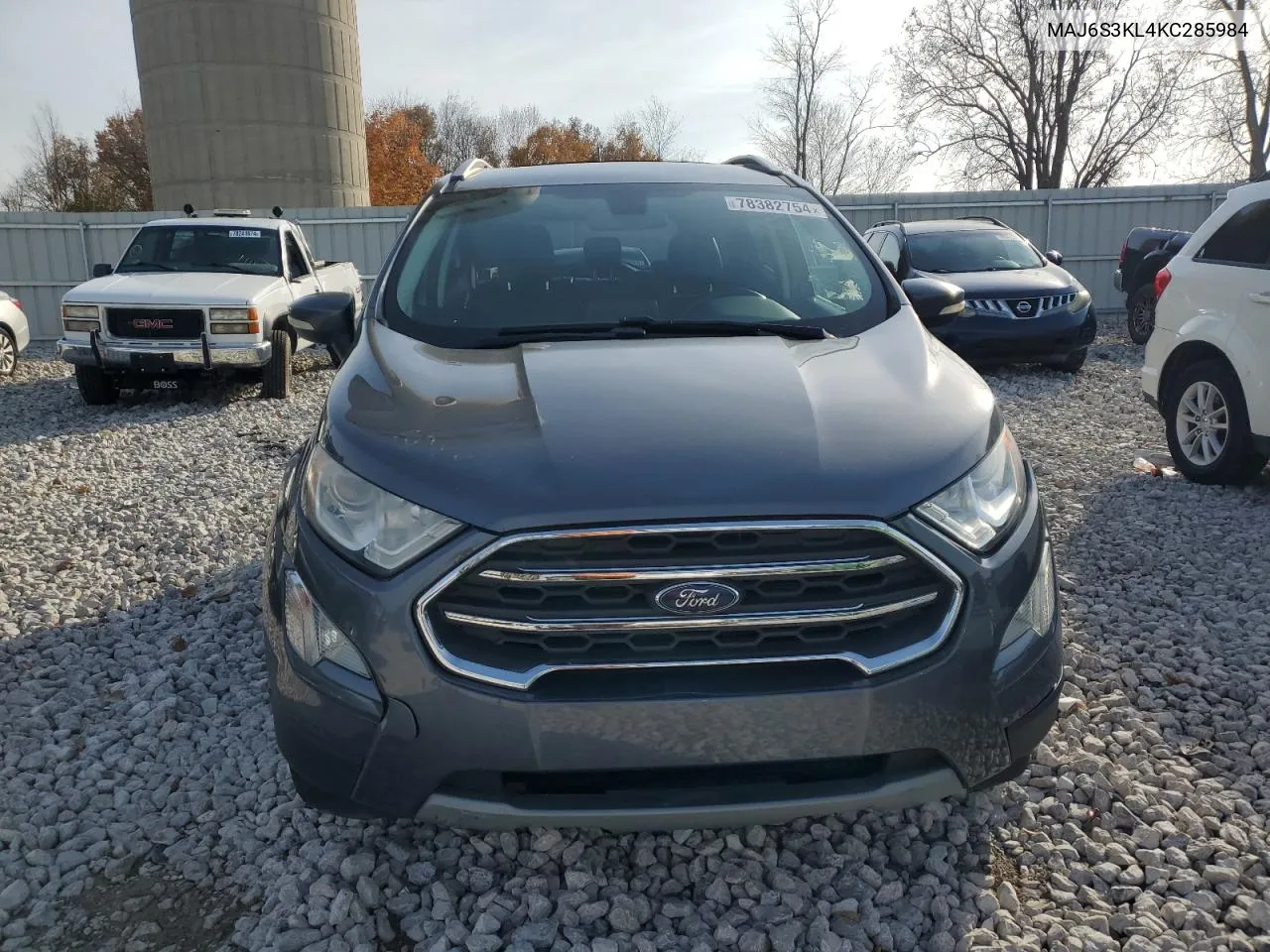 2019 Ford Ecosport Titanium VIN: MAJ6S3KL4KC285984 Lot: 78382754